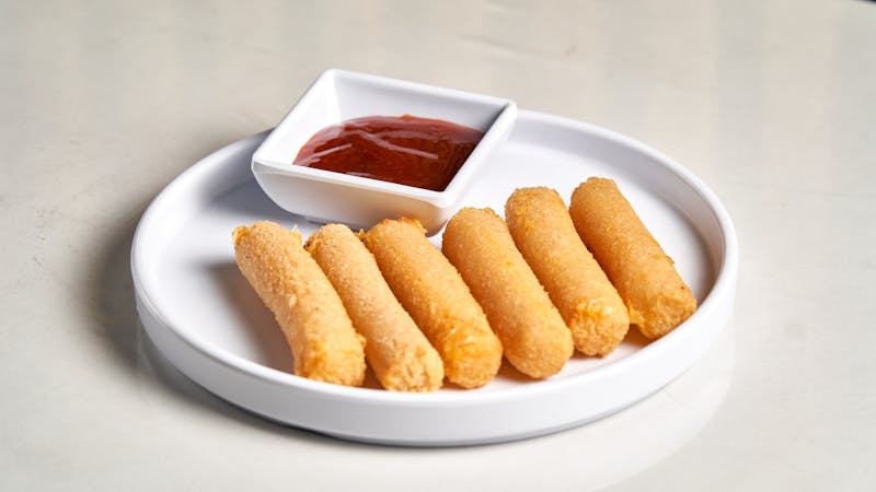 Churros with chocolate dipping sauce dessert