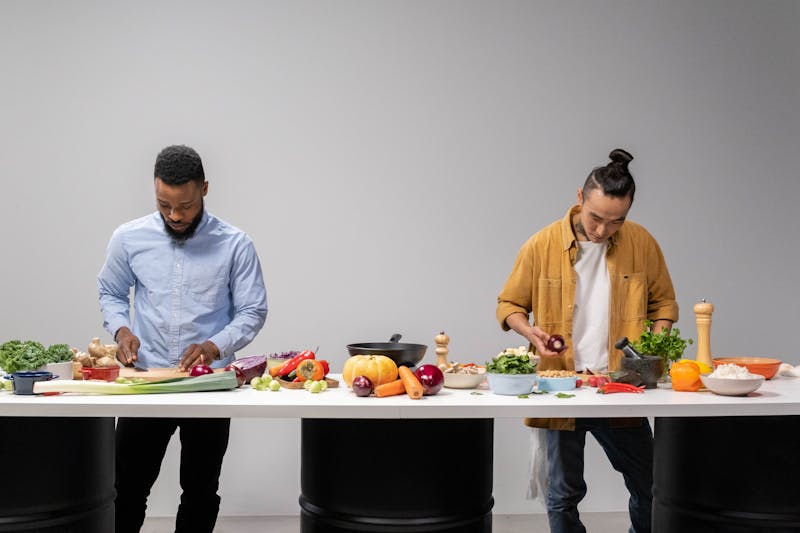 Cabana Taco prep team handling fresh produce